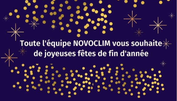 Novoclim, votre installateur pompe à chaleur vous souhaite de bonnes fêtes de fin d'année
